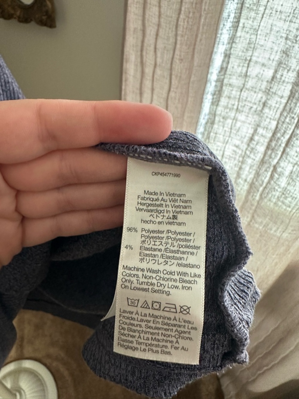 Madewell Sleeveless Navy Midi Dress with Removable Front Knot - Picture 5 of 5